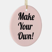 あなた自身のカスタムなクリスマスのオーナメントのギフトを作って下さい セラミックオーナメント (右)