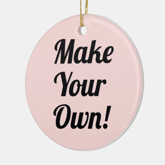 あなた自身のカスタムなクリスマスのオーナメントのギフトを作って下さい セラミックオーナメント (左)