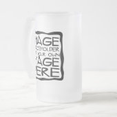 あなた自身のカスタムなマグを設計して下さい フロストグラスビールジョッキ (正面左)