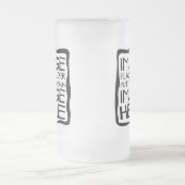 あなた自身のカスタムなマグを設計して下さい フロストグラスビールジョッキ (中央)