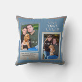 あなた自身のカスタムな写真のコラージュを作成して下さい クッション (裏面)