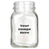 あなた自身のカスタムな写真のメーソンジャーを作成して下さい メイソンジャー (左)