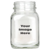 あなた自身のカスタムな写真のメーソンジャーを作成して下さい メイソンジャー (裏面)