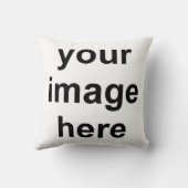 あなた自身のカスタムな写真を作成して下さい クッション (裏面)