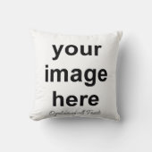 あなた自身のカスタムな写真を作成して下さい クッション (正面)