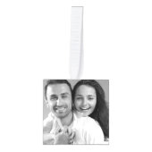 あなた自身のカスタムな写真を加えて下さい キューブオーナメント (正面)