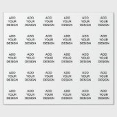 あなた自身のカスタムな包装紙を作成して下さい ラッピングペーパー (フラット)