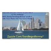 あなた自身のカスタムな名刺の磁石を作って下さい マグネット名刺 (正面)