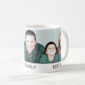 あなた自身のカスタムな家族写真を作成して下さい コーヒーマグカップ (正面右)