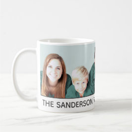 あなた自身のカスタムな家族写真を作成して下さい コーヒーマグカップ