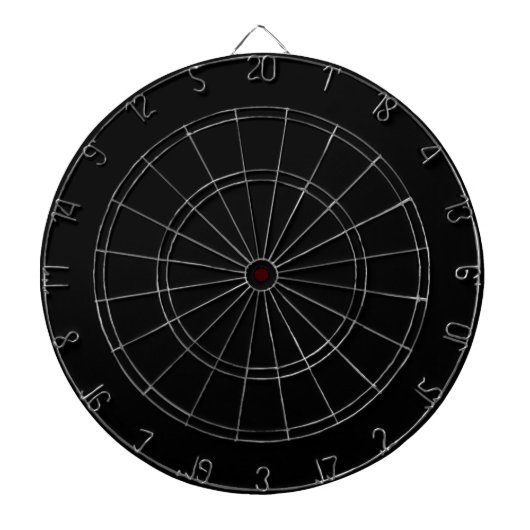 あなた自身のカスタムな投げ矢板カスタムの黒を作成して下さい ダーツボード (正面)