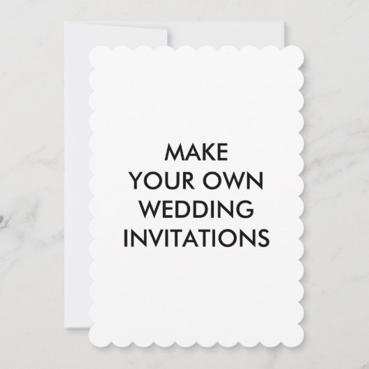 あなた自身のカスタムな結婚式招待状を5 x 7作成して下さい 招待状 (正面)