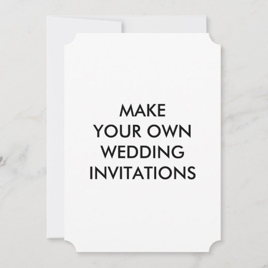 あなた自身のカスタムな結婚式招待状を5 x 7作成して下さい 招待状 (正面)