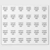 あなた自身のカスタムを名前入りにさせて下さい ラッピングペーパー (フラット)