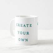 あなた自身のカスタムデザインを作って下さい コーヒーマグカップ (正面左)