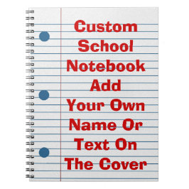 あなた自身のカバー学校紙のノートを作成して下さい ノートブック
