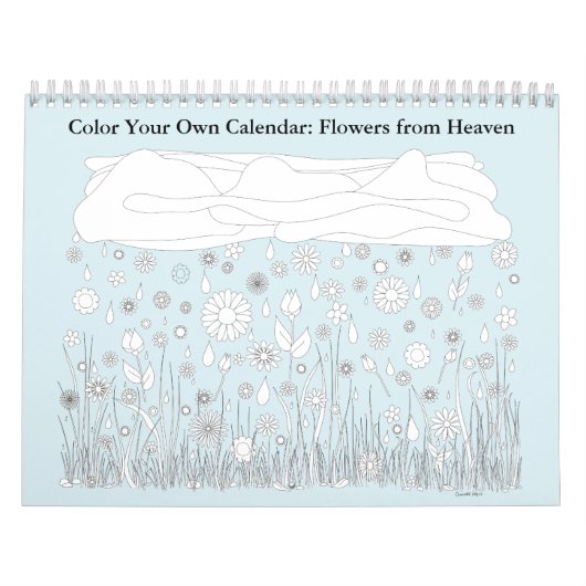 あなた自身のカレンダーを着色して下さい カレンダー (カバー)