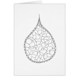 あなた自身のカード-円のしぶき--を着色して下さい