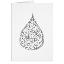 あなた自身のカード-水晶しぶき--を着色して下さい