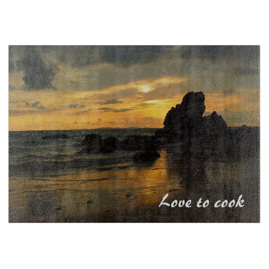 あなた自身のガラスまな板を作成して下さい カッティングボード (正面)