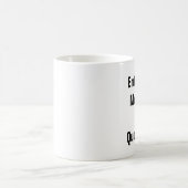 あなた自身のギフトのテンプレートを作成して下さい コーヒーマグカップ (中央)