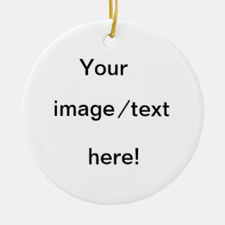 あなた自身のクリスマスのオーナメントを作成して下さい! セラミックオーナメント