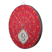 あなた自身のクリスマスのパターン（の模様が）あるな休日を作成して下さい ダーツボード (正面右)