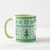 あなた自身のクリスマスのマグを作成して下さい マグカップ (左)