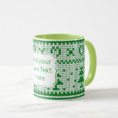 あなた自身のクリスマスのマグを作成して下さい マグカップ (正面右)