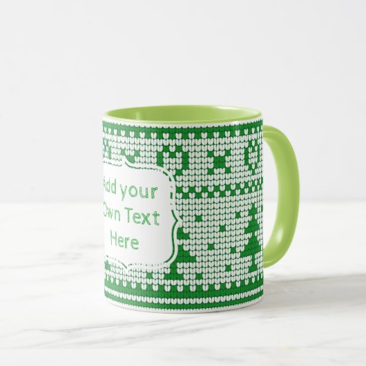 あなた自身のクリスマスのマグを作成して下さい マグカップ (正面右)