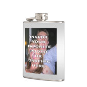 あなた自身のクールなスキットルを作成して下さい フラスク (左)