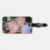 あなた自身のグラフィックが付いているカスタムな荷物のラベル ラゲッジタグ (裏面横)