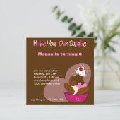 あなた自身のサンデーの誕生日の招待状を作って下さい 招待状 (スタンド正面)