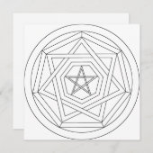 あなた自身のシジル シギラム・デイ オカルト スター カードを描く (正面/裏面)