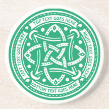 あなた自身のシャムロックの緑のケルト結び目模様のアイルランド語を作って下さい