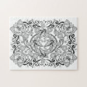 あなた自身のジグソーパズルを着色して下さい ジグソーパズル (横)