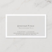 あなた自身のスタイリッシュでモダンでエレガントな平野を作成して下さい 名刺 (裏面)