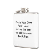 あなた自身のステンレス鋼のフラスコを作成して下さい フラスク (左)