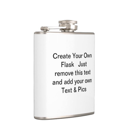 あなた自身のステンレス鋼のフラスコを作成して下さい フラスク (右)