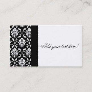 あなた自身のダマスク織の名刺を作成して下さい 名刺