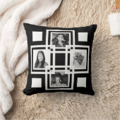あなた自身のデザイナーにInstagramのカスタムな写真をして下さい クッション (ブランケット)