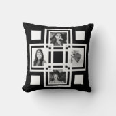 あなた自身のデザイナーにInstagramのカスタムな写真をして下さい クッション (正面)