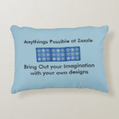 あなた自身のデザイナー枕を作成して下さい アクセントクッション (正面)