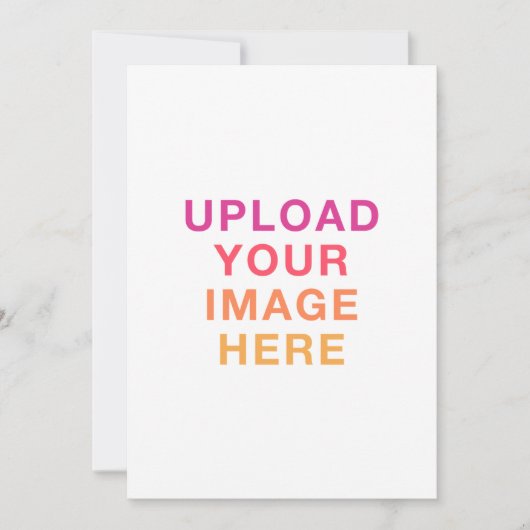 あなた自身のデザインマーク入り空欄 招待状 (正面)