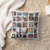 あなた自身のデザイン50の写真のInstagramの写真のコラージュ クッション (ブランケット)