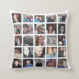 あなた自身のデザイン50の写真のInstagramの写真のコラージュ クッション