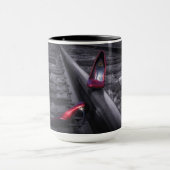 あなた自身のトラックに赤いハイヒールの鉄道をします マグカップ (中央)