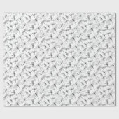 あなた自身のトンボパターンを着色して下さい ラッピングペーパー (フラット)