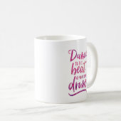 あなた自身のドラム活気づけるなマグのビートに踊って下さい コーヒーマグカップ (正面右)