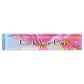 あなた自身のネームプレートを作成して下さい デスクネームプレート (正面)